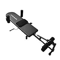 Lumbar Decompression Table By Lumbar Bench - Horizontal Inversion Table for Lower Back Pain Relief, Back Stretcher Machine, Stretches the back, Ankle, Knee, and Hip. 300/330 lbs. Capacity