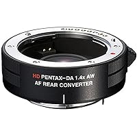 Pentax HD DA AF 1.4x AW - Adaptador para objetivo fotográfico (Black, smc PENTAX-DA 12-24mmF4ED AL[IF] smc PENTAX-DA 16-50mmF2.8ED AL[IF] SDM)