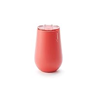 Rabbit Double Wall Stainless Steel Tumbler, 1 Count (Pack of 1), Coral
