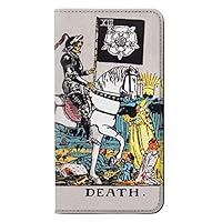 RW3008 Tarot Card Death PU Leather Flip Case Cover for Samsung Galaxy Note 10 Plus