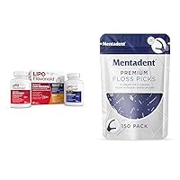 Lipo-Flavonoid Day & Night Combo Kit with Mentadent Premium Floss Picks, 150 Count