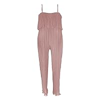 Simple And Exquisite Design Of A Loose Fashion Jumpsuit With Suspender Covering The Chest Long Formal Dress