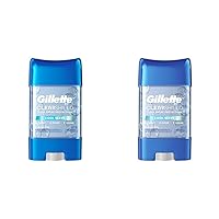 Gillette Antiperspirant and Deodorant for Men, Clear Gel, Cool Wave Scent, 2.85 oz (Pack of 2)