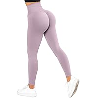 SUUKSESS Women Scrunch Butt Lifting Seamless Leggings Booty High Waisted Workout Yoga Pants