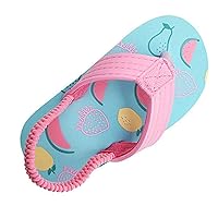 Happyyami Baby Girl Summer Flip Flop Slip on Flats Sandal Lovely Watermelon Printing Anti-slip Soft Sole Shoes Princess Dress Footwear For Beach Party 22