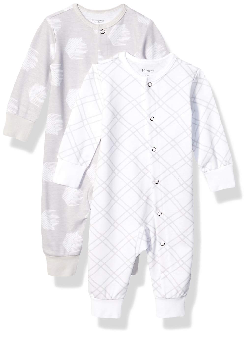 Hanes Ultimate Baby Flexy 2 Pack Sleep and Play Suits