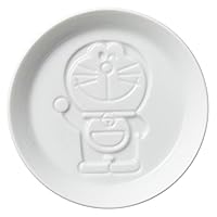 Doraemon 008151 Soy Sauce Plate, Raised Halo Tableware, Small Plate, Doraemon Goods, Adult Gift, Soy Sauce Plate, Diameter Approx. 3.1 inches (8 cm), Microwave, Dishwasher Safe, Made in Japan