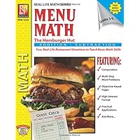Menu Math: The Hamburger Hut (Addition & Subtraction) | Reproducible Activity Book & Full-Color Menu Menu Math: The Hamburger Hut (Addition & Subtraction) | Reproducible Activity Book & Full-Color Menu Perfect Paperback