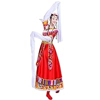 Ethnic Style Dance Costumes Chinese Traditional National Festival Women Costume Dress