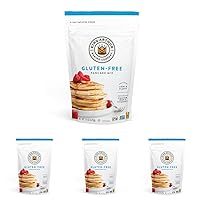 King Arthur Gluten-Free Pancake Mix, Non-GMO Project Verified, Kosher, 15 Ounces, Packaging May Vary (Pack of 4)