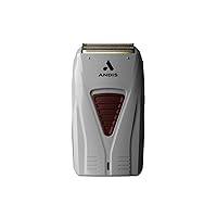 Andis TS-1 17235 Pro Foil Lithium Titanium Foil Shaver, Cord/Cordless, Smooth Shaving Cordless Shaver with Charger, Gray