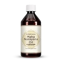 Maha Narayan Oil – Authentic Ayurvedic Massage Oil – Supports Joints and Relaxing Sore Muscles – Cold Pressed Premium Oil – Non GMO, Organic, Vegan – 7.1 fl oz – 210 ml