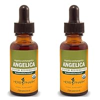 Herb Pharm Certified Organic Angelica Root Liquid Extract for Digestive Support, 1 Fl Oz (Pack of 2)