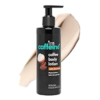 Naked and Raw Coffee Body Lotion - Moisturizing Body Lotion - Quick, Non-Greasy Formula - White Water Lily - Normal to Oily Skin - 6.76 oz