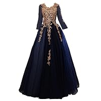 Round Neck Long Sleeve Decal Prom Women's Evening Lace up Party Dress Adult Gift Special Occasion Cocktail Party Dress