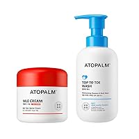 ATOPALM MLE Eczema Cream and Top to Toe baby wash Bundle