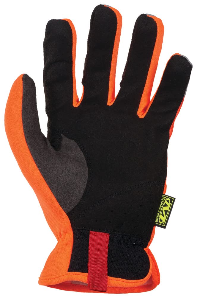 Mechanix Wear: Hi-Viz FastFit Work Gloves - Touch Capable (Medium, Hi-viz Orange)