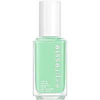 expressie, Quick-Dry Nail Polish, 8-Free Vegan, Mint Green, Express To Impress, 0.33 fl oz