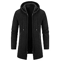 Winter Sweater Male Autumn And Winter Zip Casual Stand Collar Long Sleeve Vacation Outdoor Knitted Wool Jacket