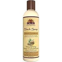 African Black Soap Leave In Conditioner, 8 Fluid Ounce
