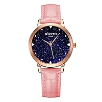 Women's Fashion Watch Simple Watch Quartz Table Night Star Style Watch Lady Watch