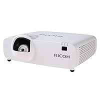RICOH PJ WUL5A40ST Compact 3LCD Laser Projector | 4500 Lumens | 1920x1200 WUXGA w/4K Input | Short Throw Lens Projects 1.69 - 4.82 ft | 55-150