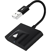Android Auto Wireless Adapter for OEM Factory Wired Android Auto Cars Plug & Play Easy Setup Wireless Android Auto Dongle for Android Phones Converts Wired Android Auto to Wireless (Black)