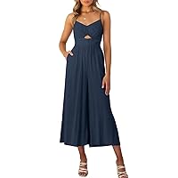 ANRABESS Women Summer Casual Spaghetti Strap Sleeveless V Neck Cutout Linen Wide Leg One Piece Jumpsuits Rompers 2024 Outfits