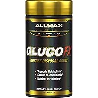 ALLMAX GLUCO FX - 75 Capsules - Supports Metabolism - Source of Antioxidants - Up to 75 Servings