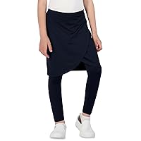 Girls High Elastic Waist Skirts Pants Kids Cute Active Golf Tennis Skorts Leggings