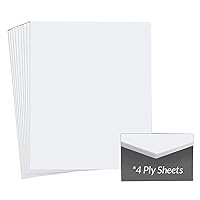 Archival Methods 100% Cotton Museum Board, 20x24, 4 Ply, Bright White, Package of 15