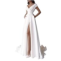Women's Sleeveless Long Beach Dress Swing Solid Color Flowy V-Neck Trendy Glamorous Casual Loose-Fitting Summer