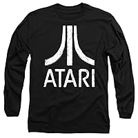 Atari Video Game Console Retro Logo Longsleeve T Shirt & Stickers