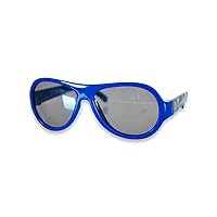 CoComelon Blue Sunglasses For Boys, Girls & Toddlers | 100% UV Protection With Flexible Arms | Great For Any Fun In The Sun Outside Adventure To The Pool, Beach, Park, Fishing Or Vacation