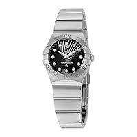 Omega Women's 12310246051002 Constellation Analog Display Swiss Quartz Silver Watch