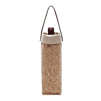Bottle Wine Tote Bag, Portable Wine Gift Carrier, Eco-friendly Reusable Cork, Easy to Carry Strap, Memorable Gift