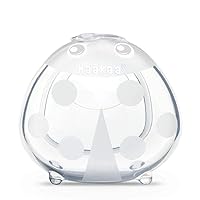 Haakaa Ladybug Breast Milk Collector 1.4oz/40ml - Soft Silicone Breast Shells& Breastmilk Catcher& Nursing Cups, Let-Down Leaks Collection Cups Milk Saver for Breastfeeding,1 Count