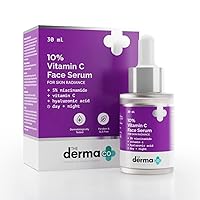 The Derma Co 10% Vitamin C Face Serum with Vitamin C, 5% Niacinamide & Hyaluronic Acid for Skin Radiance - 30ml(dermaco)