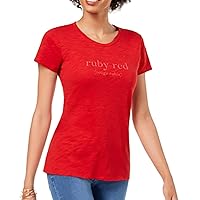 Womens Ruby Red Graphic T-Shirt