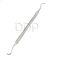 PROFESSIONAL DENTAL TARTER SCRAPER - 100% STAINLESS STEEL - DOUBLE ENDED - ADDED TOOTH CLEANING AT HOME OR DECAY REMOVAL- RESISTANT TO TARNISH AND RUST '15/15'