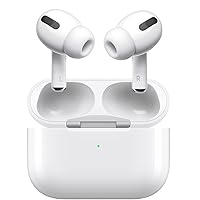 Wireless Earbuds, Bluetooth 5.2 Earbuds Stereo Bass, Bluetooth Headphones in Ear Noise Cancelling Mic, Earphones IP7 Waterproof Sports,30H Playtime USB-C Charging Case Ear Buds for Android iOS White
