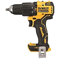 DEWALT ATOMIC 20V MAX* Hammer Drill, Cordless, Compact, 1/2-Inch, Tool Only (DCD709B)