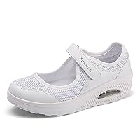 Fashion Sneakers for Women Walking Shoes Lightweight Sport Mesh Shoes Casual Platform Loafers