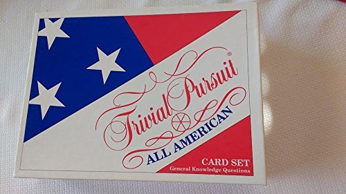 Trivial Pursuit All American Edition Trivia Card Set by Parker Brothers