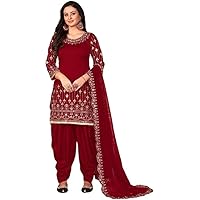 Stylish Women's Wear Punjabi Stitched Patiyala Suits Indian Pakistani Salwar Kameez Dresses