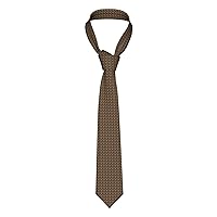 BREAUX Deers Picture Printed Casual Tie,Men'S Suit Tie,Men'S Formal Business Tie,Wedding Party Dress Accessories