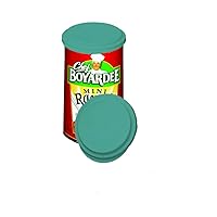 Canned Food Saver Cap 3pack, Reusable, Plastic, Secure Snap Seal, Food Safe, BPA Free, Made in USA (Teal)
