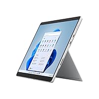 Microsoft Surface Pro 7 12.3 Inch Touchscreen Tablet PC Bundle w/Type Cover, Office 365 (1 Year) & WOOV Sleeve, Intel 10th Gen Core i5, 8GB RAM, 128GB SSD, USB-C, Windows 10, Platinum (Latest Model)