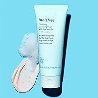 innisfree Bija Clarifying Cleansing Foam with Salicylic Acid and Castor Seed Oil, Korean Face Wash, Sulfate Free (Packaging May Vary)