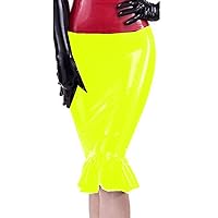 25 Colors Lady Slim Fishtail PVC Skirt Package Hips Mermaid Skirt